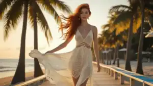 Bohemian Crochet Maxi Dress