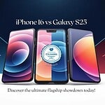 iPhone 16 vs Galaxy S25 side-by-side comparison