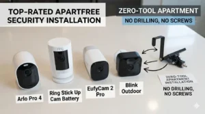 no-drill diy home security cameras